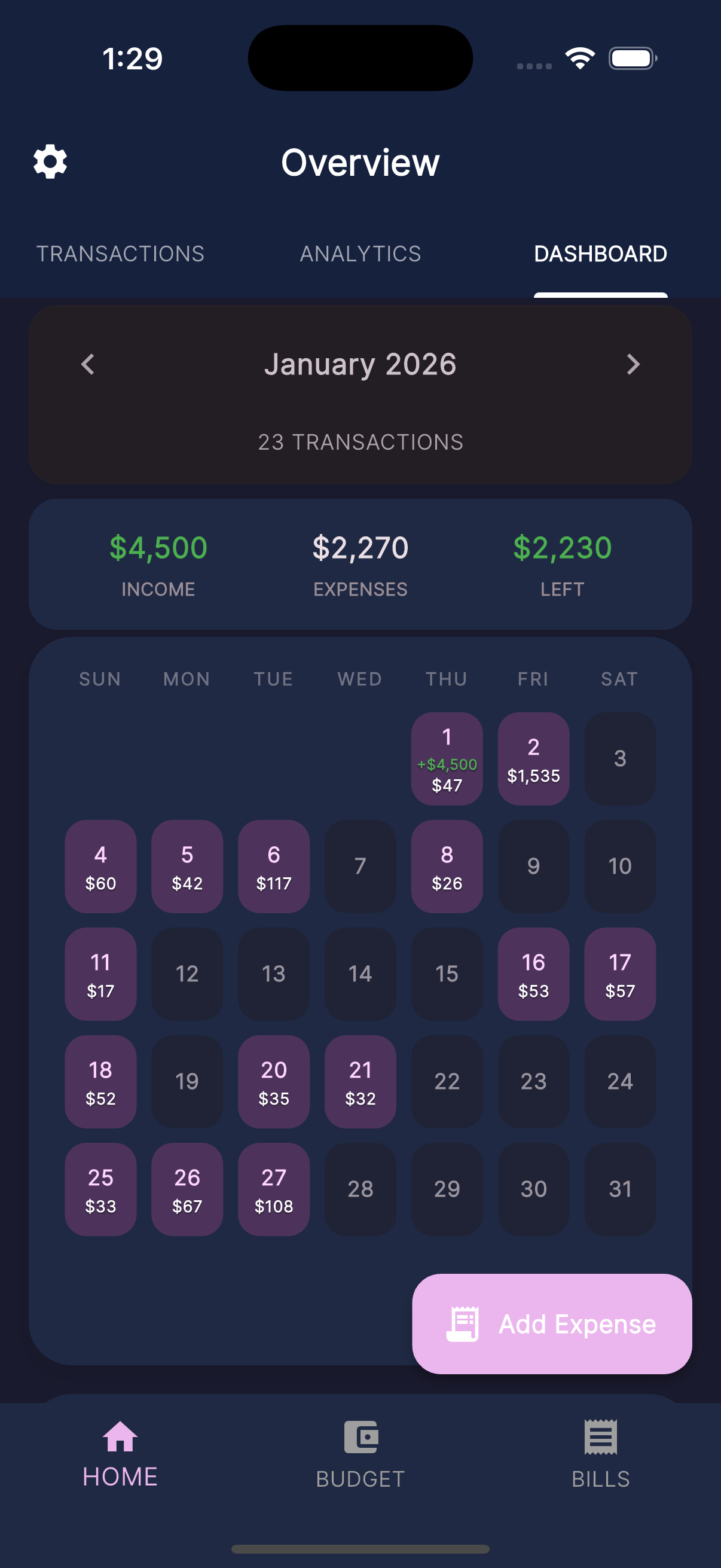 ExpenTrace Hero 1